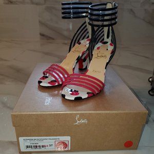 Christian Louboutin  Open Toe Polka Dots